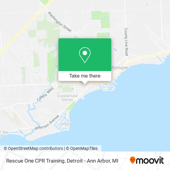Rescue One CPR Training map