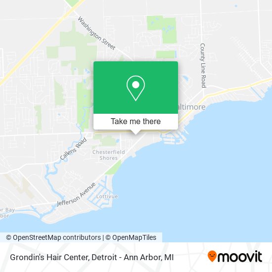 Mapa de Grondin's Hair Center