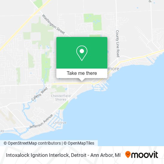 Mapa de Intoxalock Ignition Interlock