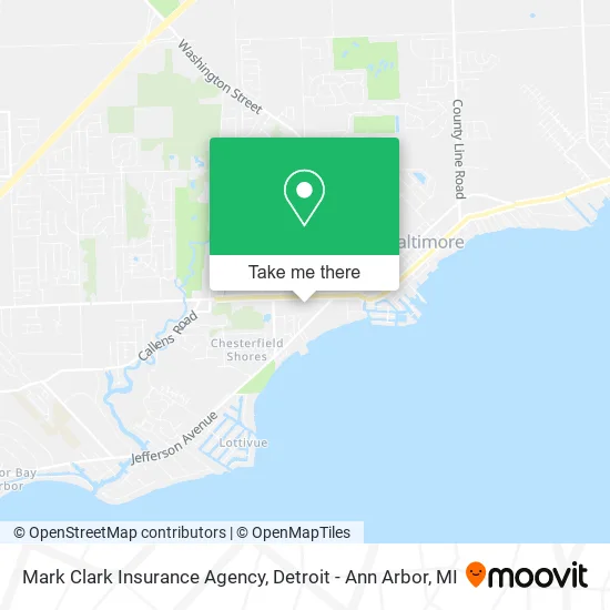 Mark Clark Insurance Agency map