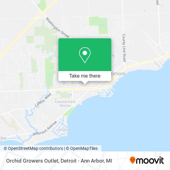 Mapa de Orchid Growers Outlet
