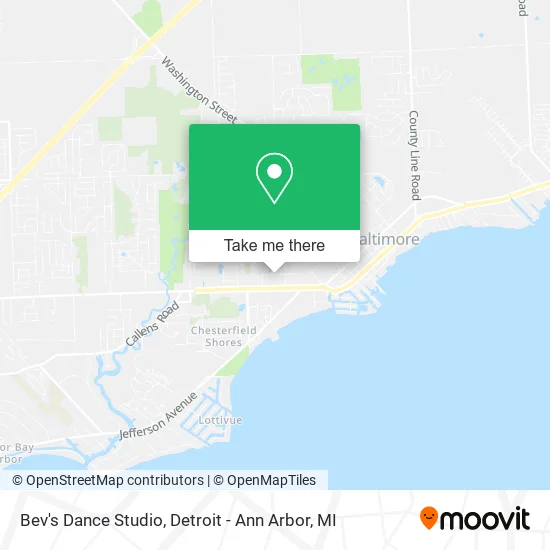 Bev's Dance Studio map