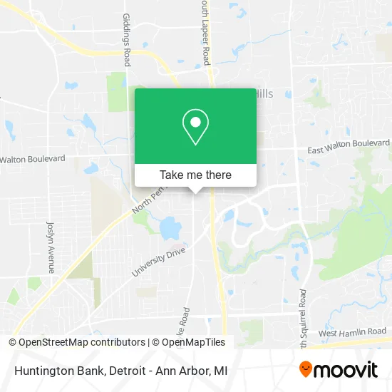 Huntington Bank map