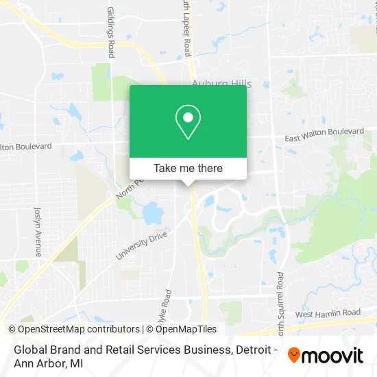 Global Brand and Retail Services Business map