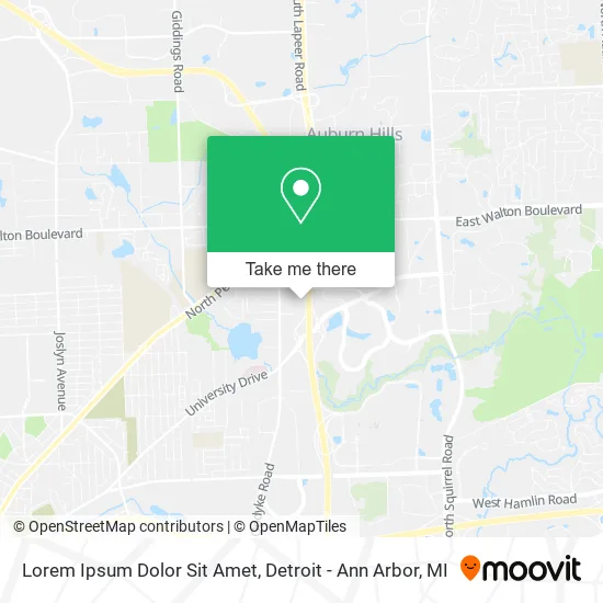 Lorem Ipsum Dolor Sit Amet map