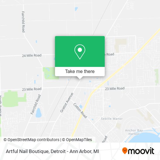 Artful Nail Boutique map