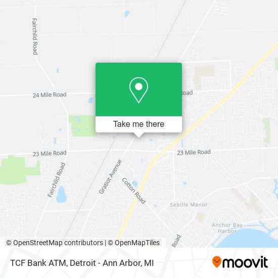 TCF Bank ATM map