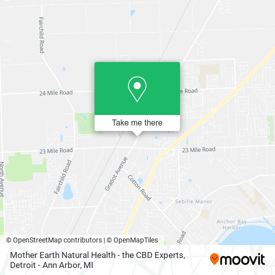 Mother Earth Natural Health - the CBD Experts map