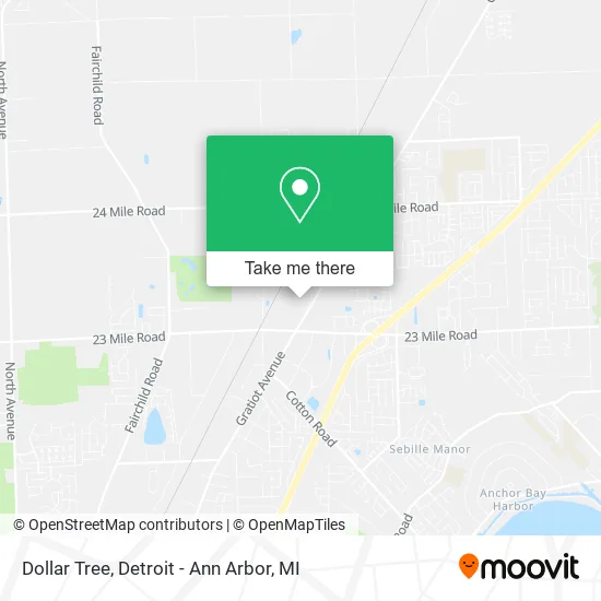 Dollar Tree map