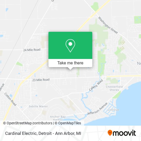 Mapa de Cardinal Electric