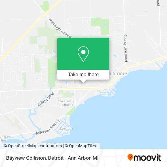 Bayview Collision map