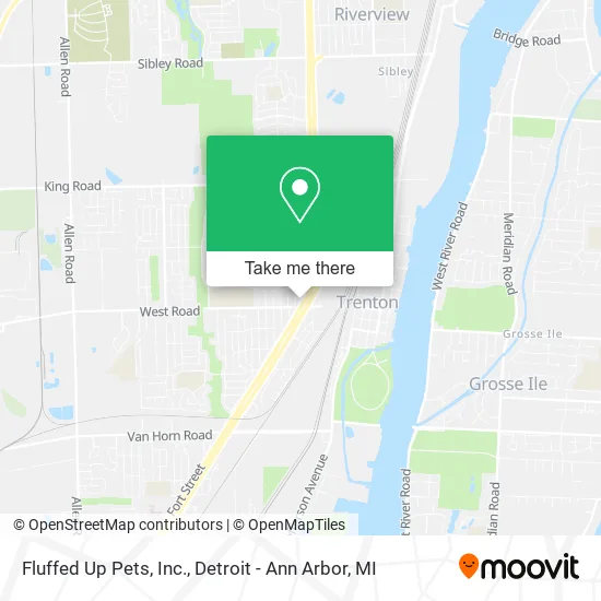 Fluffed Up Pets, Inc. map
