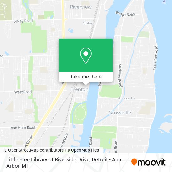 Mapa de Little Free Library of Riverside Drive