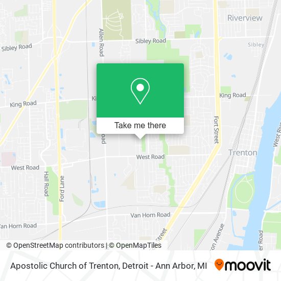 Mapa de Apostolic Church of Trenton