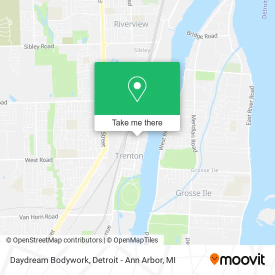 Daydream Bodywork map