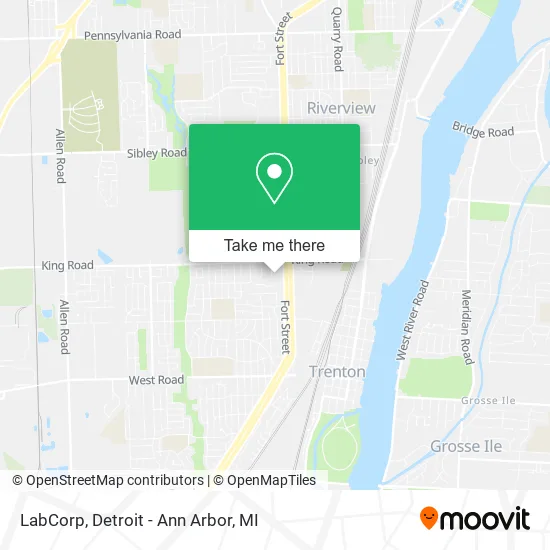 LabCorp map