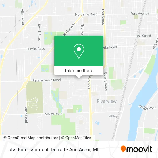 Total Entertainment map