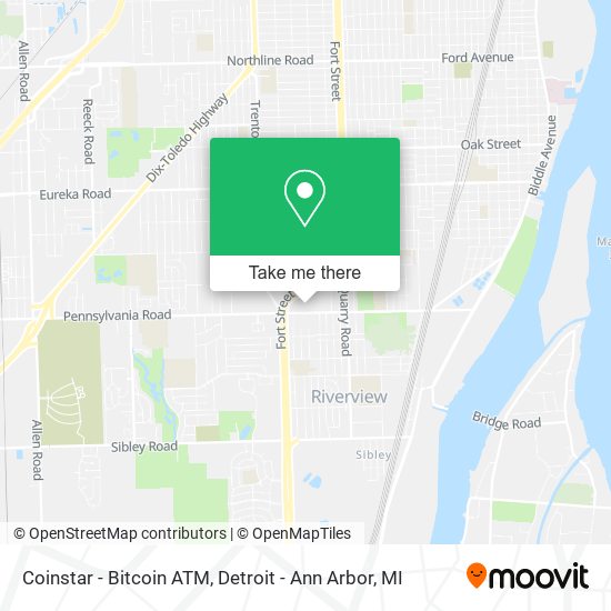 Coinstar - Bitcoin ATM map