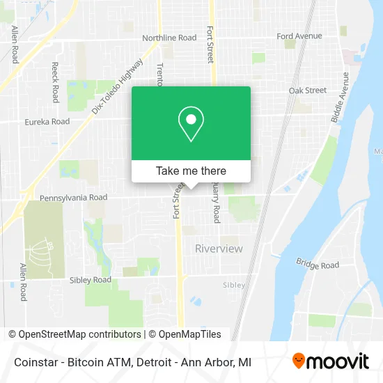 Coinstar - Bitcoin ATM map