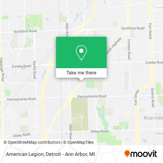 Mapa de American Legion