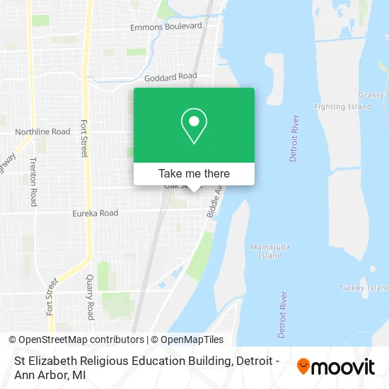 St Elizabeth Religious Education Building map