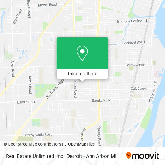 Real Estate Unlimited, Inc. map