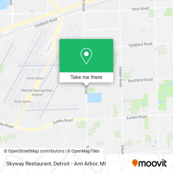 Skyway Restaurant map