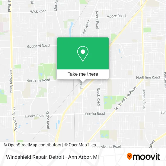 Windshield Repair map