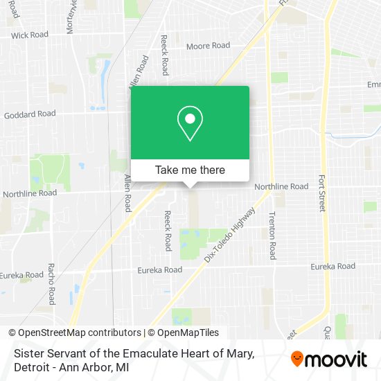Sister Servant of the Emaculate Heart of Mary map