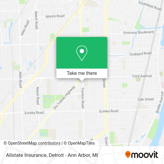 Allstate Insurance map