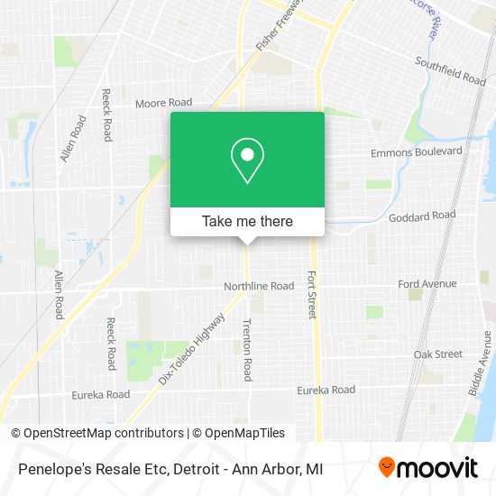 Penelope's Resale Etc map