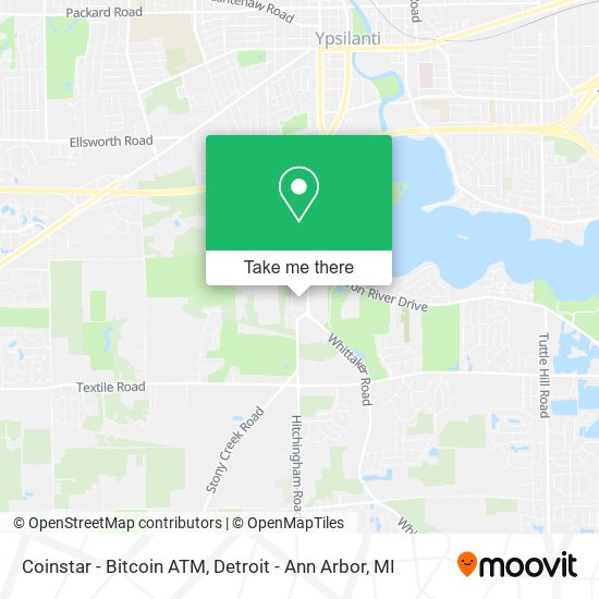 Mapa de Coinstar - Bitcoin ATM