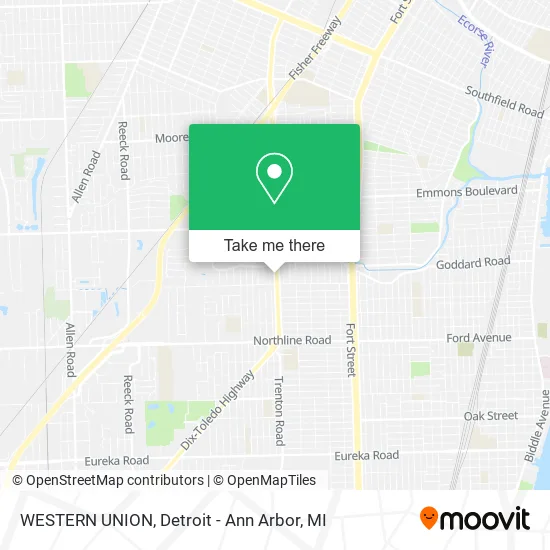 Mapa de WESTERN UNION