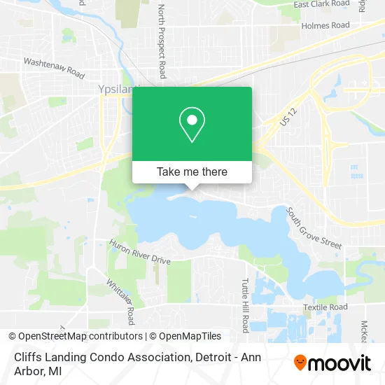 Cliffs Landing Condo Association map