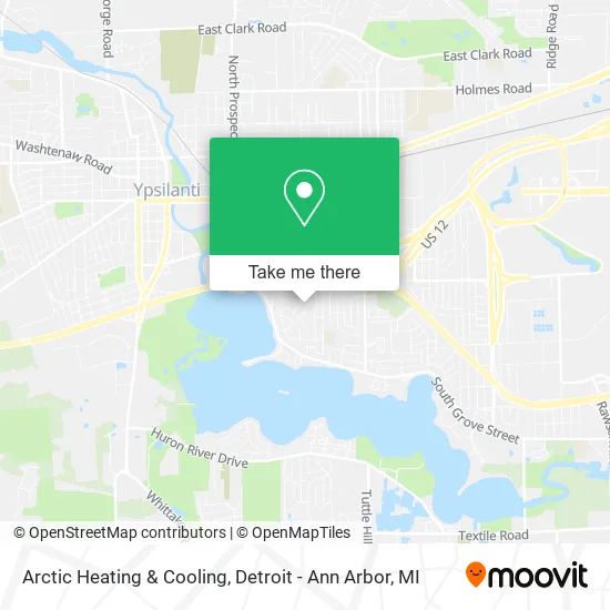 Arctic Heating & Cooling map