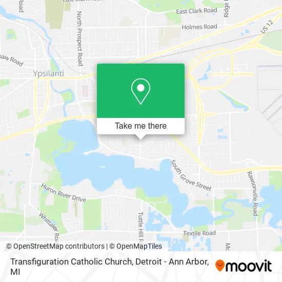 Transfiguration Catholic Church map