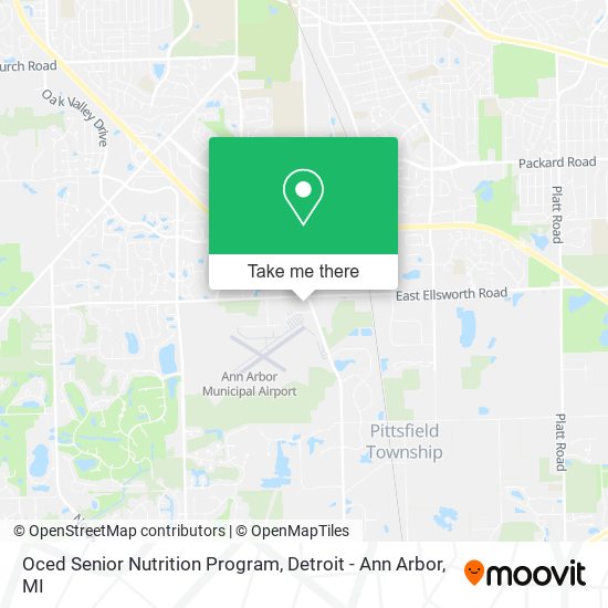 Mapa de Oced Senior Nutrition Program