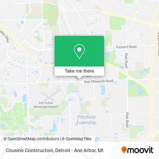 Cousino Construction map