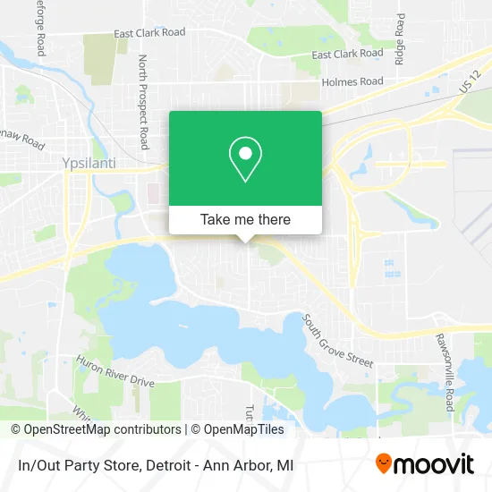 In/Out Party Store map
