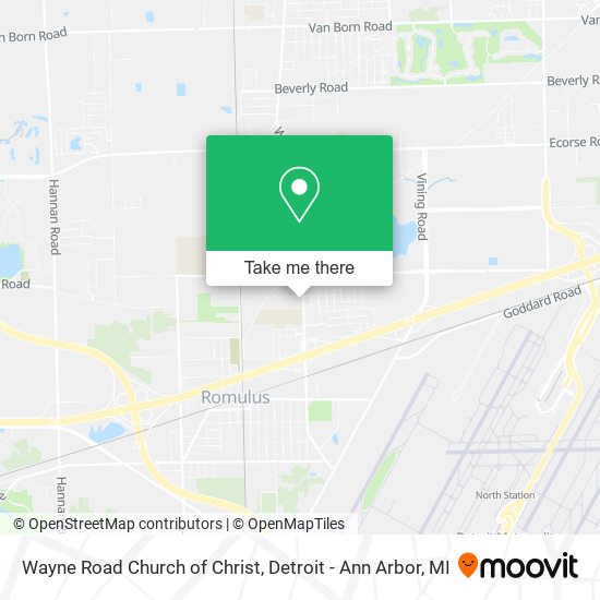 Wayne Road Church of Christ map