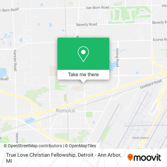 True Love Christian Fellowship map