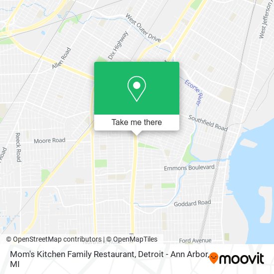 Mapa de Mom's Kitchen Family Restaurant