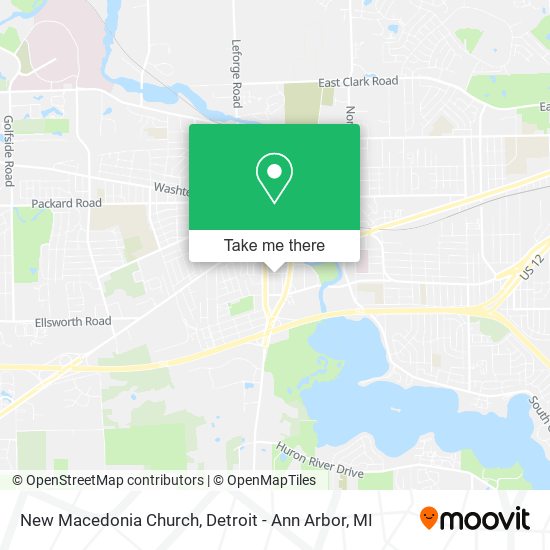 Mapa de New Macedonia Church