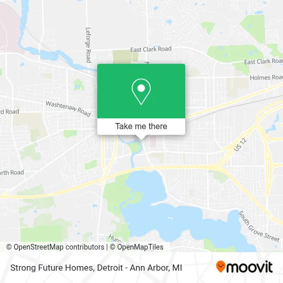 Strong Future Homes map