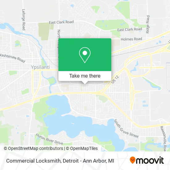 Commercial Locksmith map