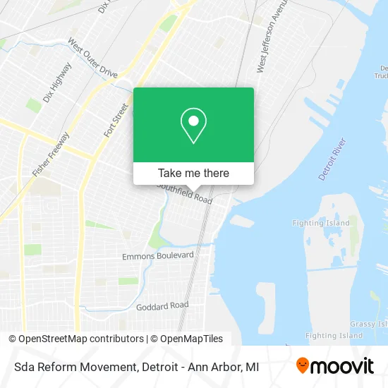 Sda Reform Movement map