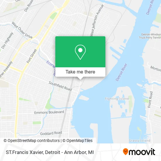 ST.Francis Xavier map