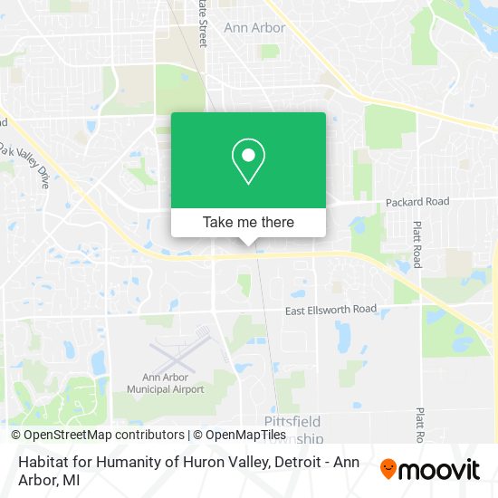 Habitat for Humanity of Huron Valley map