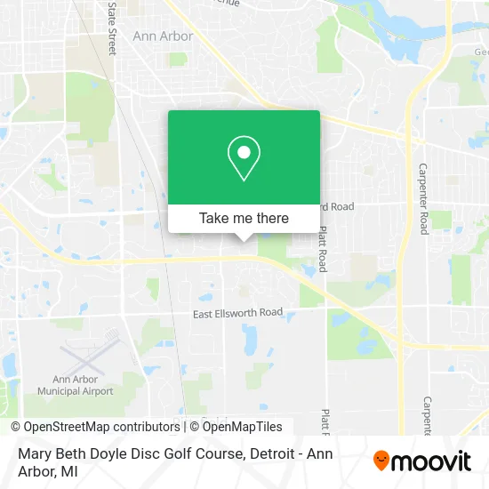 Mary Beth Doyle Disc Golf Course map