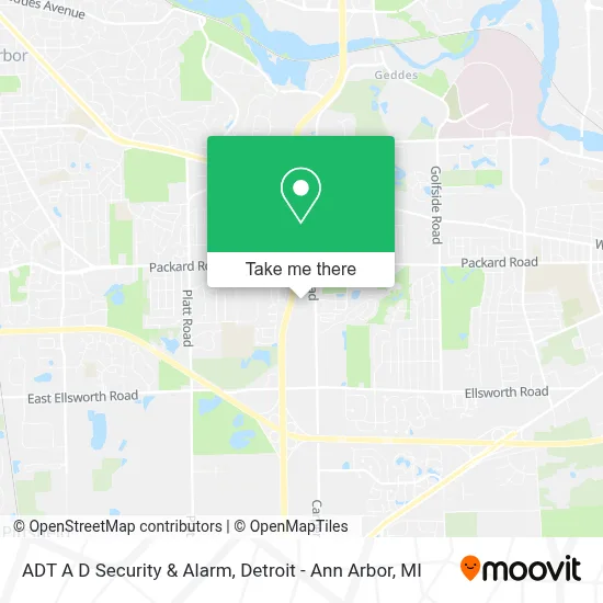 ADT A D Security & Alarm map